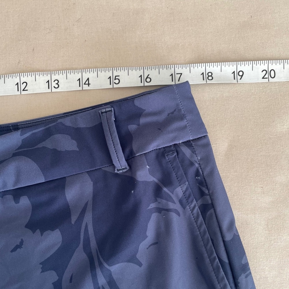 Spanx Sunshine Solutions Floral Shorts Womens XL Blue  Golf Athletic Stretch - Picture 4 of 6